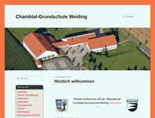 Tablet Screenshot of chambtal-volksschule-weiding.de